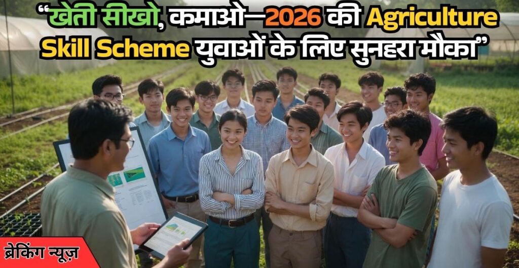 Agriculture Skill Development for Youth 2026 India: युवाओं के लिए खेती में करियर का सुनहरा मौका
