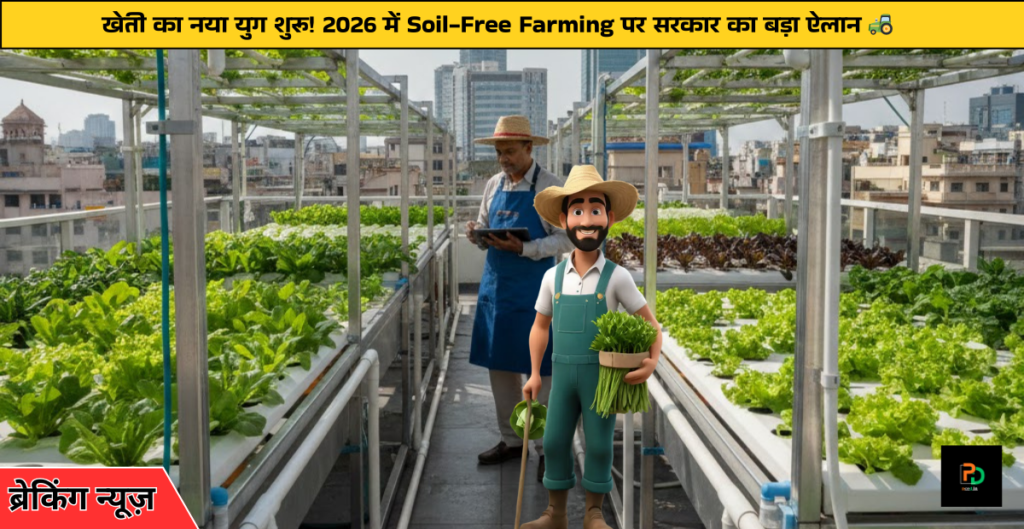 Soil-free Farming Subsidy India 2026: बिना मिट्टी की खेती पर सरकारी सहायता का पूरा विवरण
