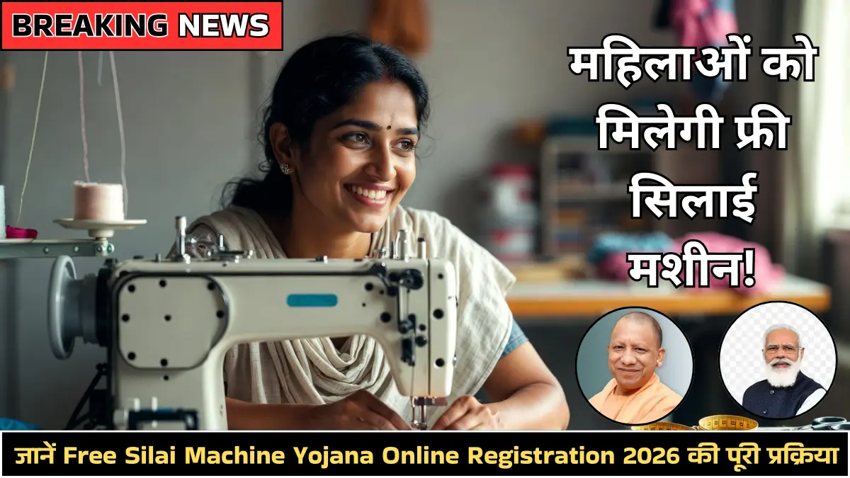 फ्री सिलाई मशीन योजना 2026 - महिलाओं को मुफ्त सिलाई मशीन ऑनलाइन रजिस्ट्रेशन