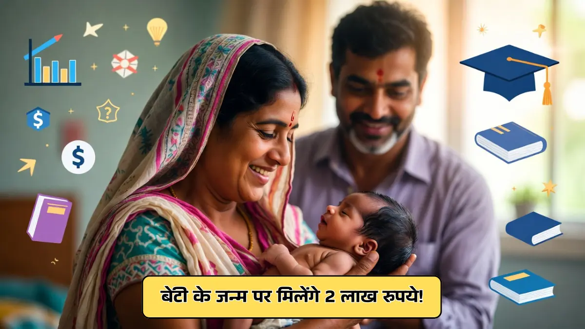 बेटी के जन्म पर मिलेंगे 2 लाख रुपये! जानें Lado Protsahan Yojana की पूरी जानकारी